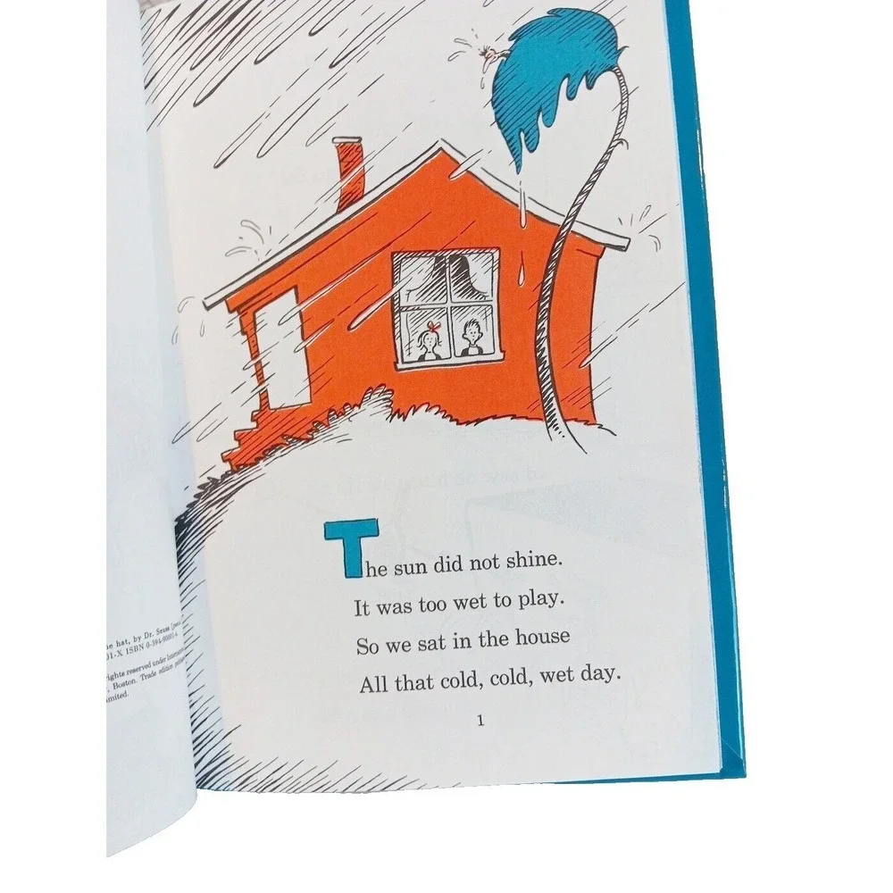 Dr Seuss Beginner Books Lot of 4 Cat in the Hat Go Dog Go Ten‎ Apples Up On Top